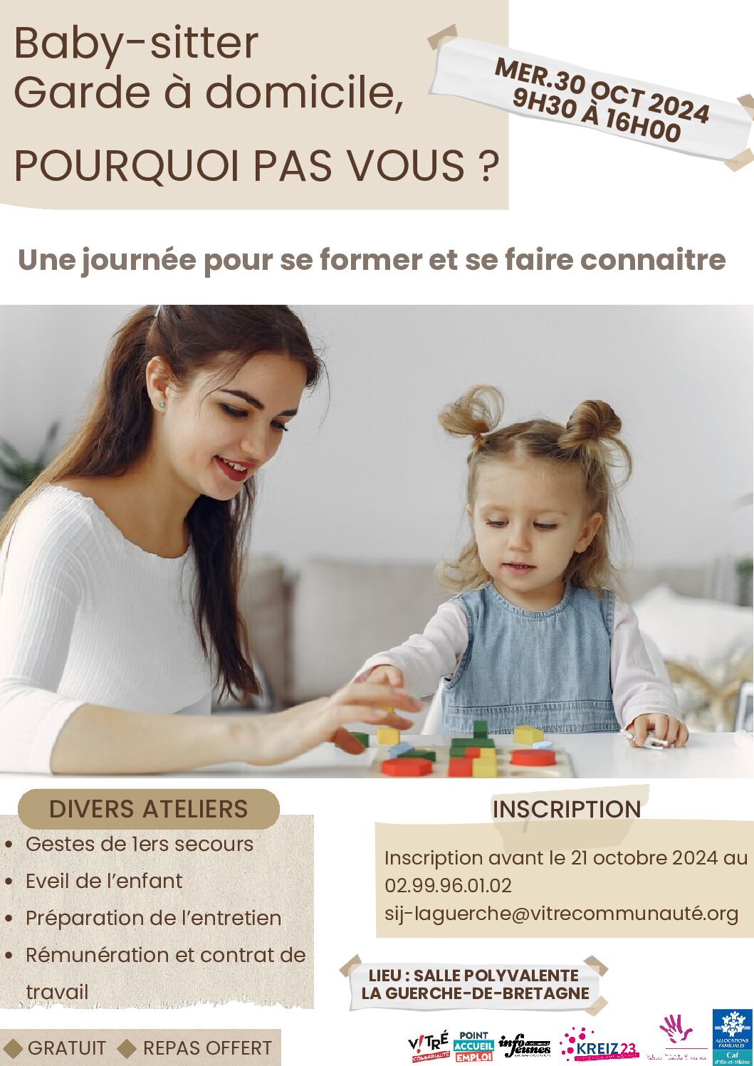 BABY-SITTER – GARDE A DOMICILE