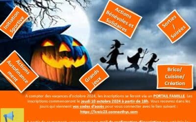 PLANNING DES VACANCES D’AUTOMNE 14-17 ZNS – ESPACE JEUNES