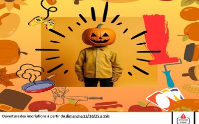 planning 14-17 ans vacances octobre 2025 / espace jeunes