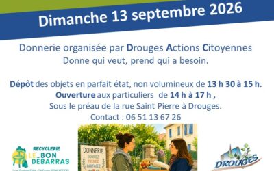Accueil 8 DONNERIE ORGANISEE PAR DROUGES ACTIONS CITOYENNES
