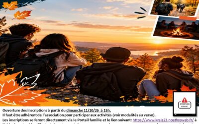 Accueil 8 PROGRAMME 14/17 ANS – ESPACE JEUNES OCTOBRE 2026