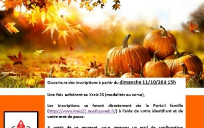 Accueil 9 PROGRAMME 11/13 ANS – ESPACE JEUNES OCTOBRE 2026
